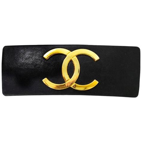 chanel barrette hair clip